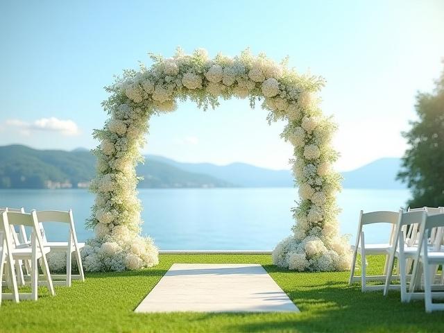 Romantikus balatoni villa, tóparti esküvői ceremóniához