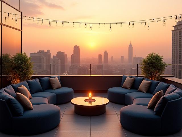 Modern teraszos helyszín csapatépítőre